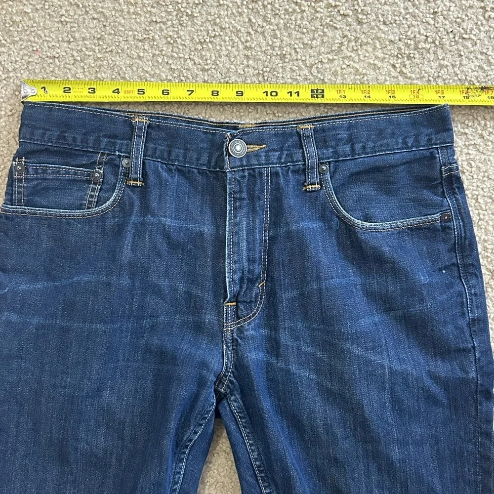 American Eagle Men's Original Straight Dark Wash Denim Jeans Size 33x32